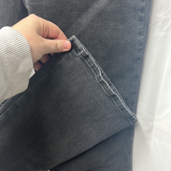 Madewell Black Gray Cali Demi Boot Button Fly Jean-26 - Picture 4 of 7